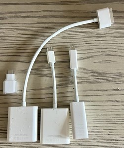 Various Apple Adapters Cords