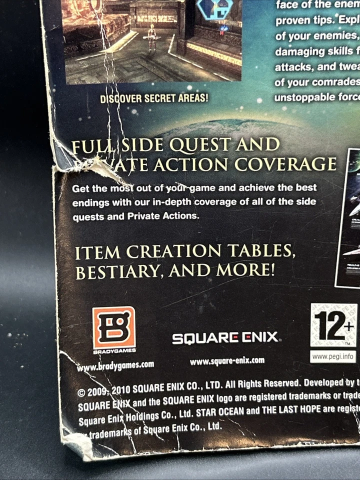 Star Ocean The Last Hope International Bradygames Strategy Guide W/ Poster - Image 3 of 4