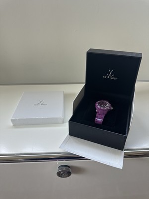 Toy Watch Fluo Only Time Purple Rain mit Originalbox und Rechnung