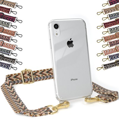 EAZY CASE für Apple iPhone XR Handyhülle Silikon mit Schultergurt zum Umhängen