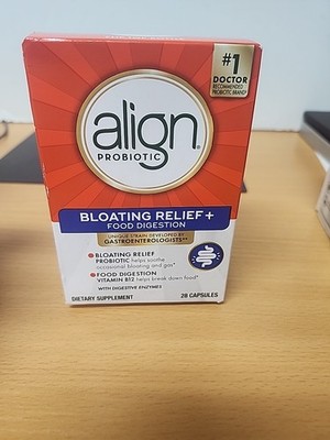 Align Probiotic Bloating and Gas Relief and Food Digestion - 28 Capsules