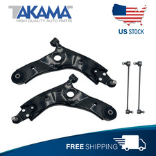 4 pcs Front Control Arms+ Stabilizer end links for 20-25 Kia Telluride, Palisade