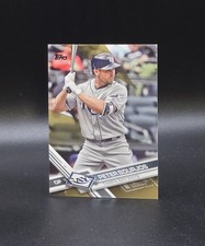 2017 Topps Update PETER BOURJOS /2017 Gold Parallel Card US284 Tampa Bay Rays