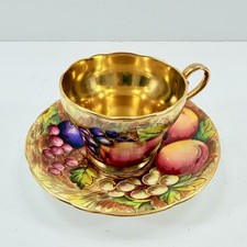 Vintage Aynsley Orchard Gold Teacup Cup and S...
