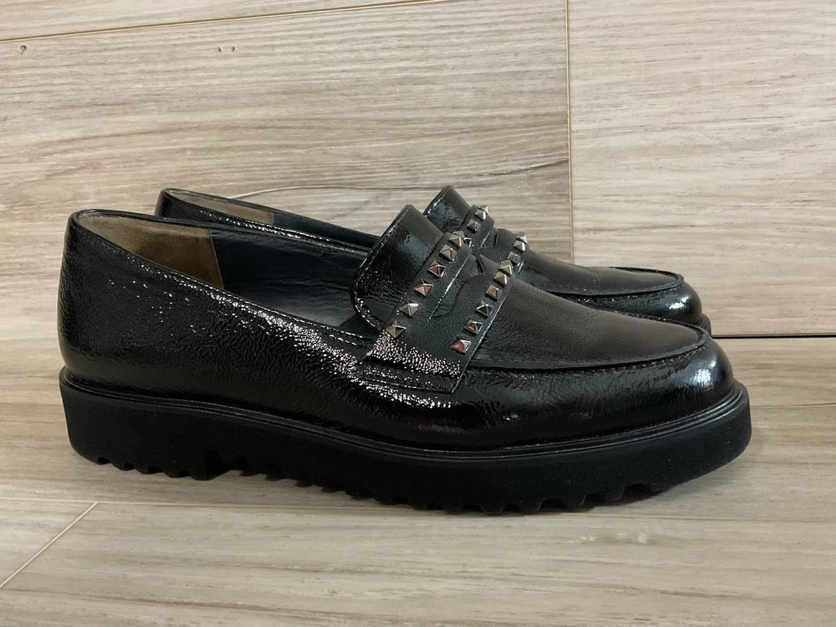 Paul Green Black Oxford Flats Cache Pointy Sz 5.5 Amazon.com | Paul Green Womens Wheaton Flat Black Crinkled  main image 2