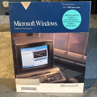 Microsoft Windows Operating System Version 3.0 3.5'' Floppy Disk w/ ToolBook