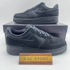 Nike WMNS Air Force 1 Low Faux Pony Hair Black II7398-001 Women's Size oki