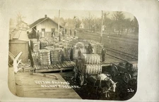 Cotton Shipping Walnut Ridge AR c1908 RPPC Photo Postcard COPY