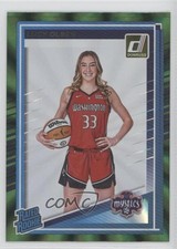 2025 Panini Donruss WNBA Rated Rookie Green Laser Lucy Olsen #97 Rookie RC sc8