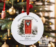 Personalized First Christmas In Our New Home Ornament New House Ornament 2025