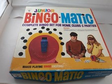 Vintage Junior Bingo-matic by Transogram 1968 Complete 