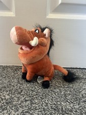 Disney store PUMBAA Lion King Wart Hog Plush 6" soft toy pumbaa 