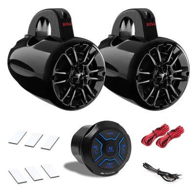 Set Marine Boss Audio Systems MG150T.4 Mit 2 Lautsprecher & Digital Media