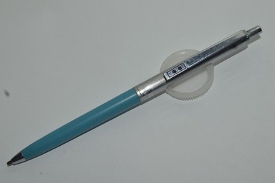 Paper Mate PROFILE #1 SLIM Grip Ballpoint Pen Blue Barrel Made In USA 1980's