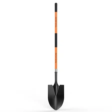 Spade Heavy Duty Gardening Shovel 56 inch for Digging Round with D-Handle