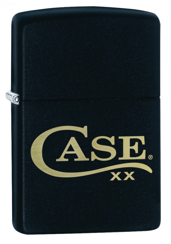 Case xx Matte Black Zippo Windproof Lighter 52478