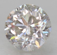 0.30 Carat G VS2 Round Brilliant Natural Enhanced MINED Diamond 4.12mm W VIDEO