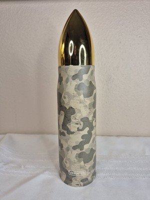 Camoflauge Bullet Tumbler Thermos American Flag Design
