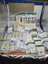 42 Packages Ortronics Other Brands Data Jack Faceplate Wall Plate Cover Lot  TA