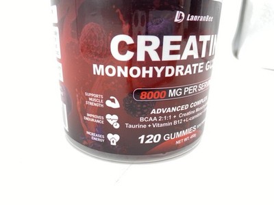 Creatine Monohydrate Gummies Complex 8000mg With L-carnitine 120 Ct