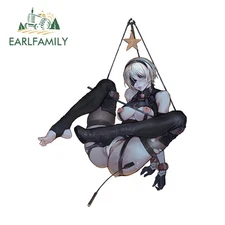 EARLFAMILY 5.1" Nier Car Stickers Personality Waterproof VAN Laptop JDM Decals