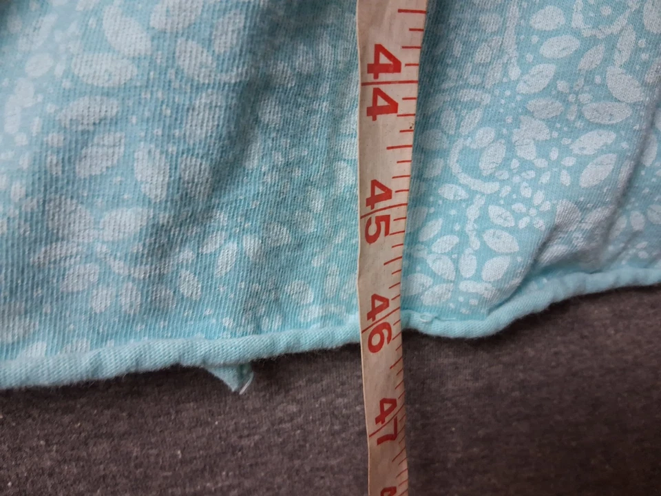 Vestido Fresh Produce Para Mujer M Azul Floral Maxi Volantes Dobladillo Costero Casa Hecho en EE. UU. Foto 4 de 4