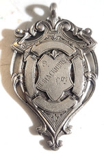 RARE 6TH ESSEX FOOTBALL EGYP 1919 SILVER MEDAL *ULTRA RARE*