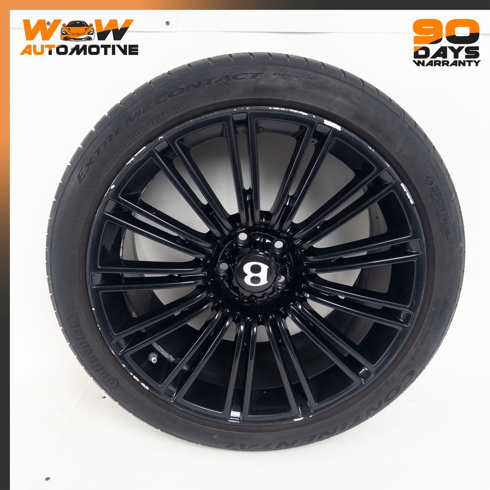 04-13 BENTLEY CONTINENTAL GTC 9.5 X 20 20" WHEEL RIM 3W0601025AQ 4 OEM