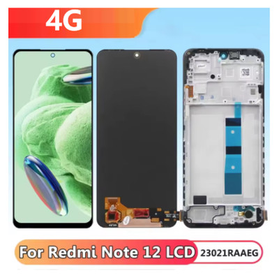 For Xiaomi Redmi Note 12 4G 23021RAAEG OLED LCD Display Screen Touch Digitizer 