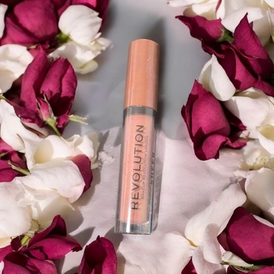Revolution Sheer Brilliant Lip Gloss   Soft Peach