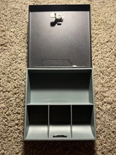 Sentry Safe Cash Box,Steel,Key Lock,Black (Used) Good Condition (2keys)