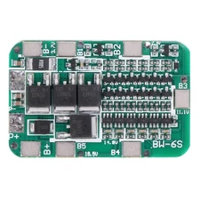 6S 15A 24V PCB    Board for 6 18650 Li-Ion Lithium Battery Cell Module3664