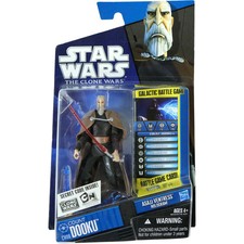Star Wars  The Clone Wars - Count Dooku  Darth Tyranus  Action Figure with Asaj