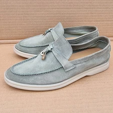 Loro Piana Green Summerwalks in Size 37