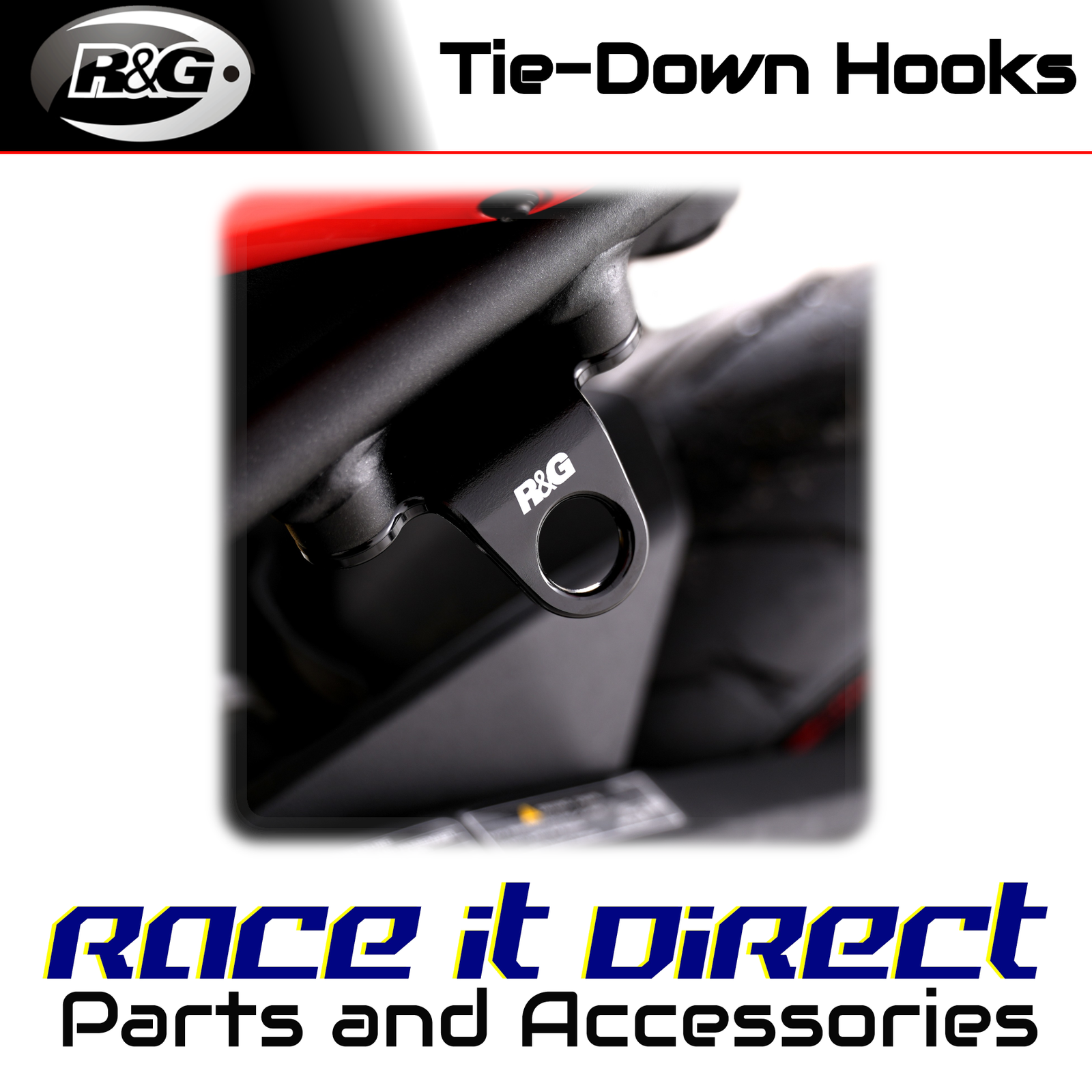 Tie-Down Hooks for Honda CBR650R 2019-2026 R&G
