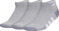 adidas Women's Cushioned Low Cut Socks Climacool 3 Pair Multi Color Sz 5-10