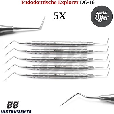 5X Endodontischer Wurzelkanal Spreizer DG-16 diagnostisch Zahnsonde Endodontic