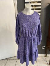 New Collective concepts purple long sleeve dress women’s S Vintage Faded Look