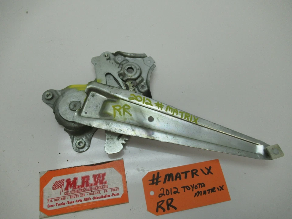 VIDRO REGULADOR DE JANELA PORTA para MOTOR TRASEIRO DIREITO RR compatível com TOYOTA MATRIX SCION XB - Imagem 3 de 3
