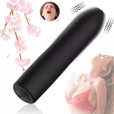 Women Mini powerful Bullet Shape 10 Speed Vibrating Remote Massage Rechargeable