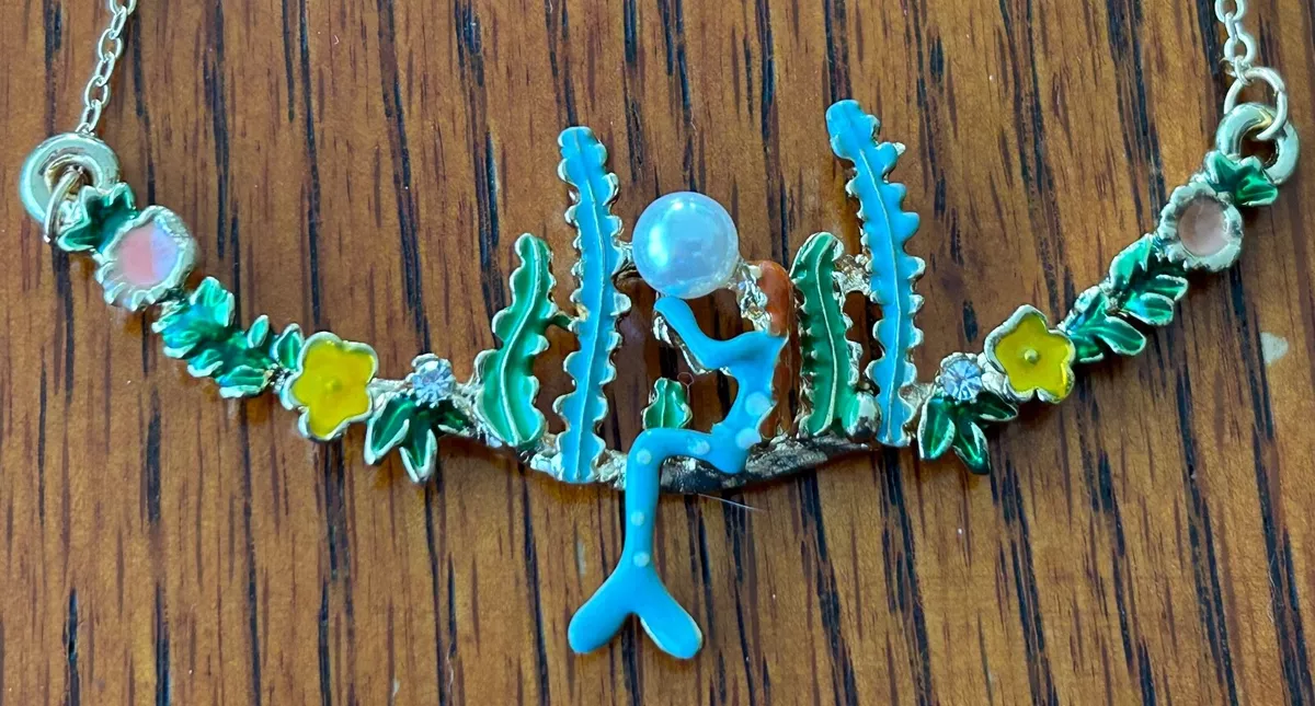 Betsey johnson little mermaid necklace deals