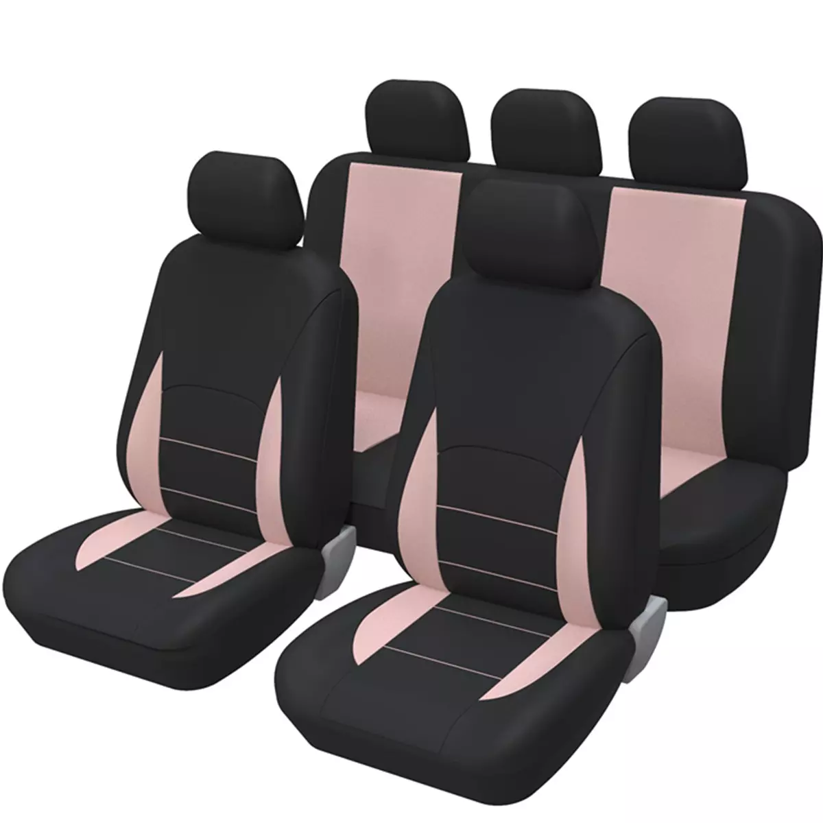 Car Front Back Seat Covers Full Set Universal Cushion Protectors for 5-Seats  SUV