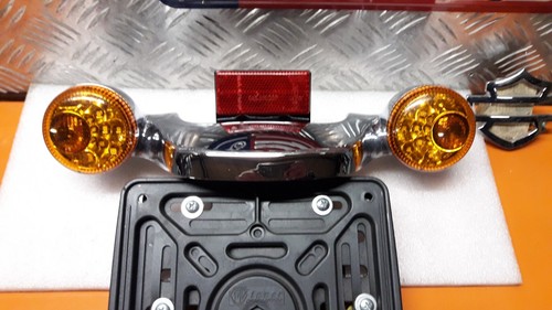 Harley Davidson frecce post stop luci posizione luce targa FULL LED Street Glide - Foto 4 di 12