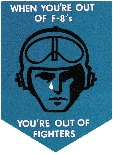 F-8 CRUSADER PATCH USS MCAS US MARINES PIN UP MAW WING MAG PILOT CREW VET GIFT - Picture 14 of 24