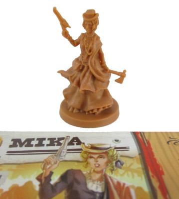 ZOMBICIDE: UNDEAD OR ALIVE Dead West MIKA Mini & Card NEW!!