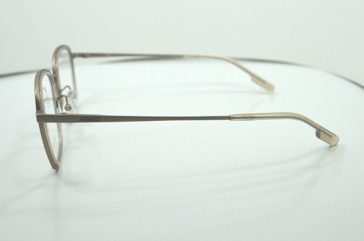 メガネ Kenzo Eyeglass Frame KZ50128U 032 Gold Luxury Kenzo KZ50128U 032 GOLD 52/20/145 Unisex Eyewear Frame | eBay