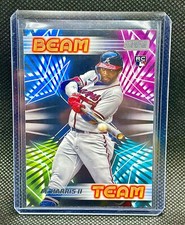 Michael Harris II 2023 Topps Stadium Club Red Beam Team Case Hit Rookie RC