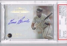 2015 Topps Tribute Tim Raines Autographs PSA 10