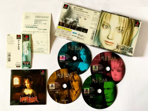 PS1 Koudelka w/Spine Reg-Card Playstation 1 Sony SCE Action Game Japan JP