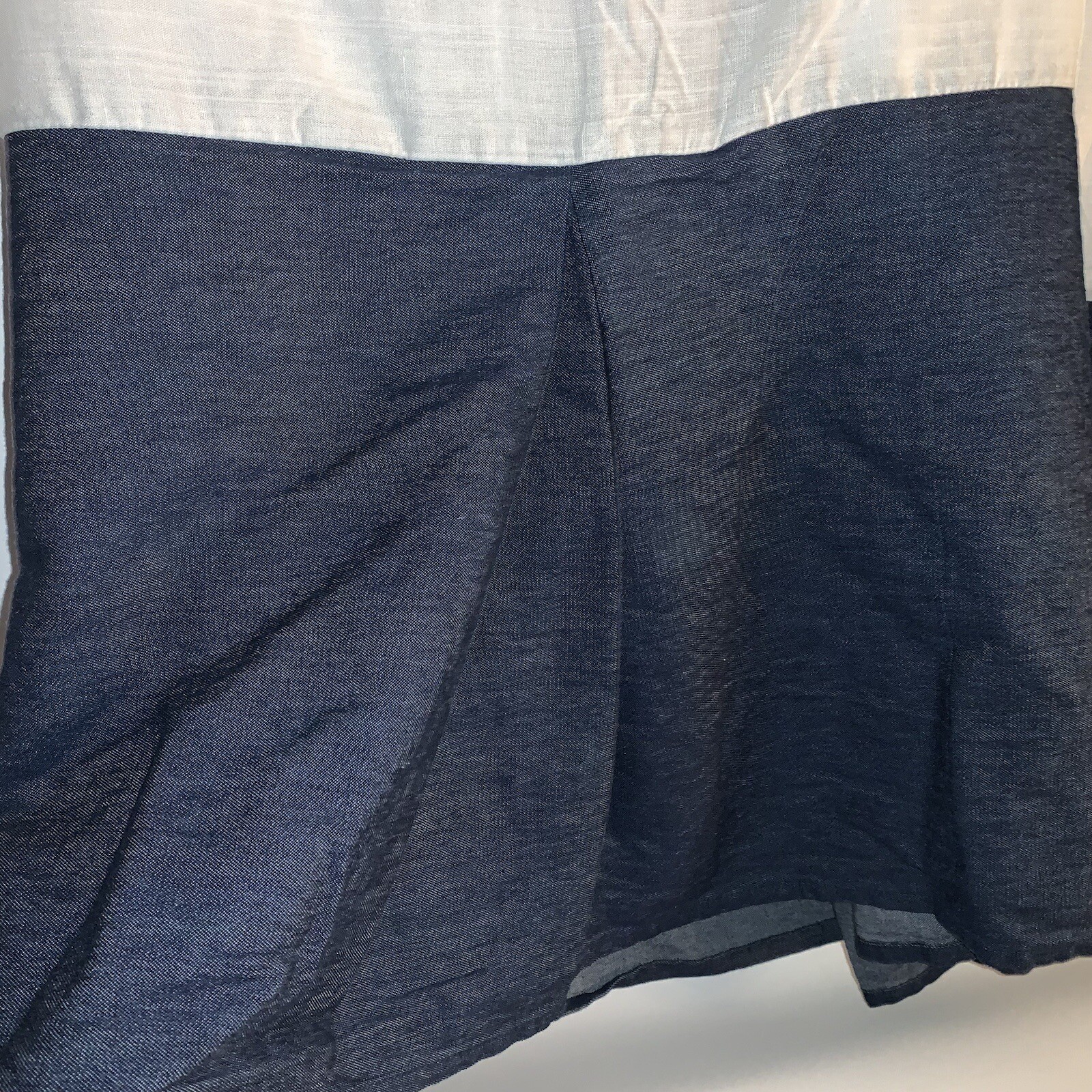 Blue Denim Jean King Size Bedskirt Dust Ruffle 14" Drop eBay